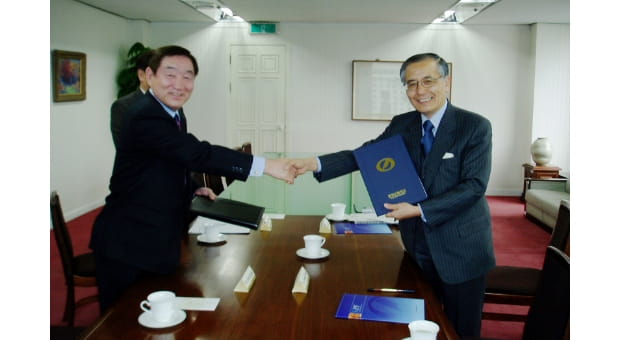 韓国言論財団との協力関係発足