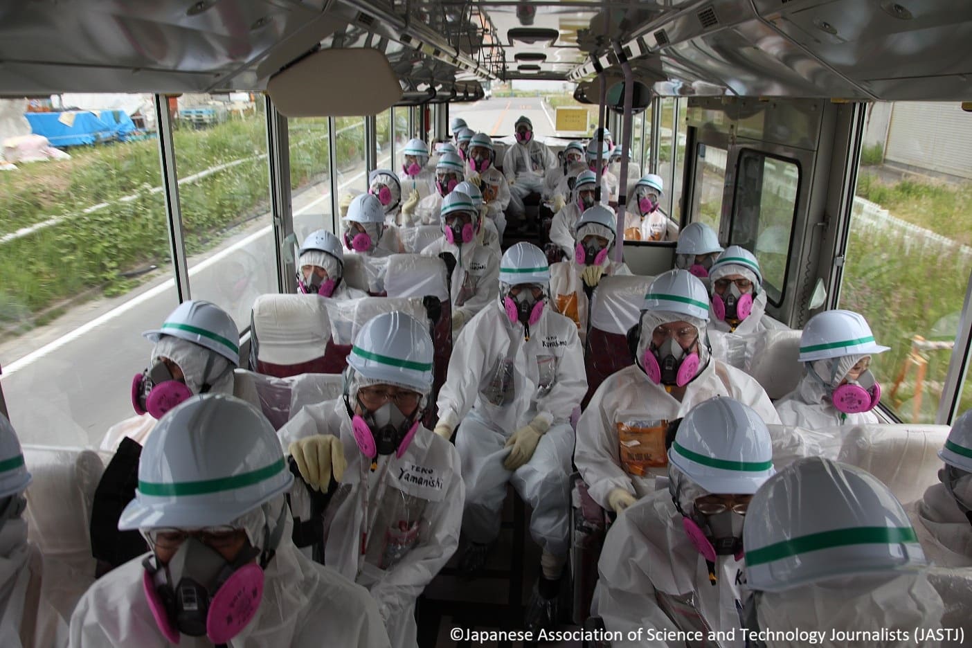 Science journalists from around the world covering the Fukushima Daiichi Nuclear Power Plant (June 2015)