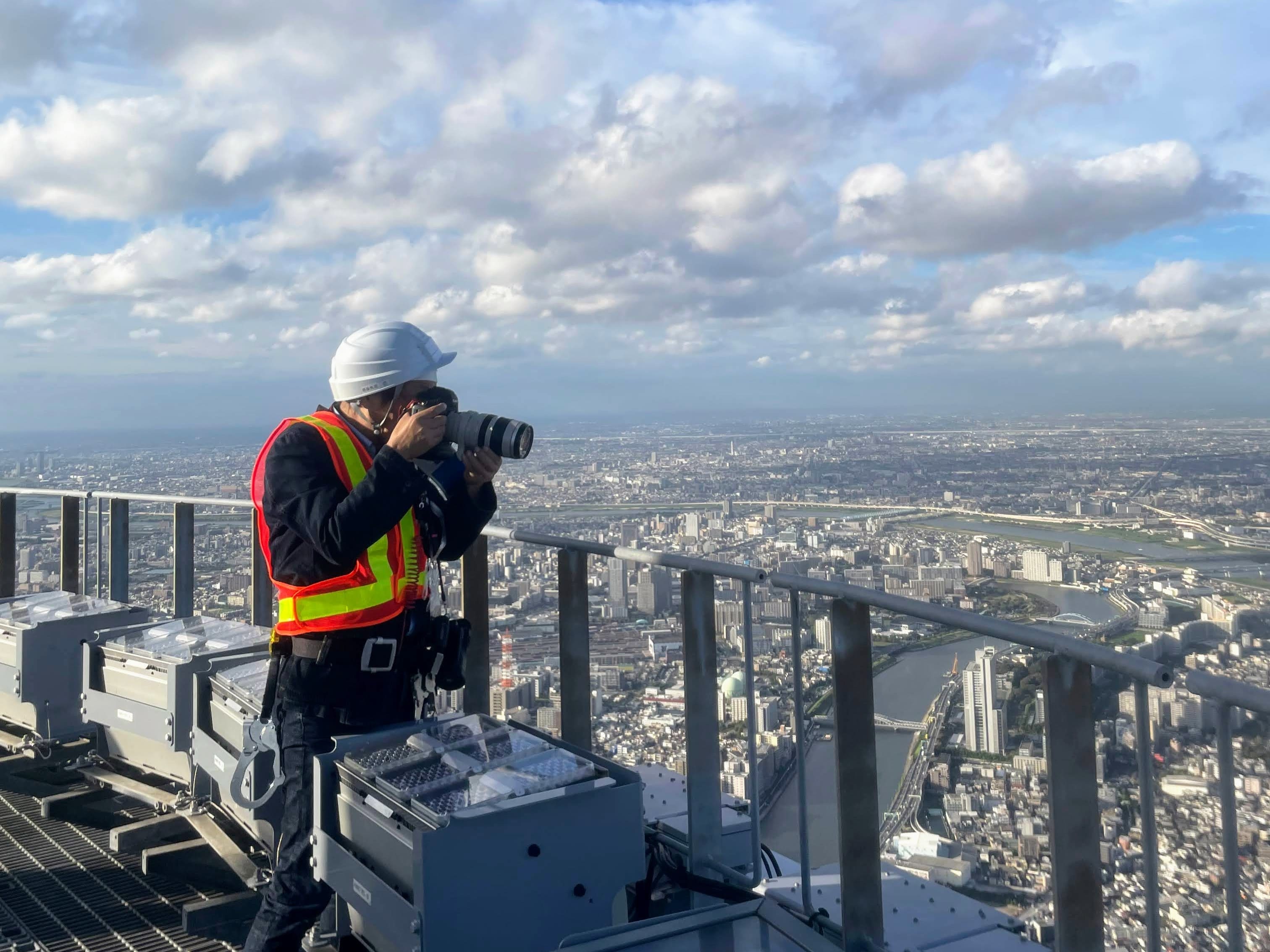 Opening the lightning research station at Tokyo Skytree to foreign media for the first time (October 2024)