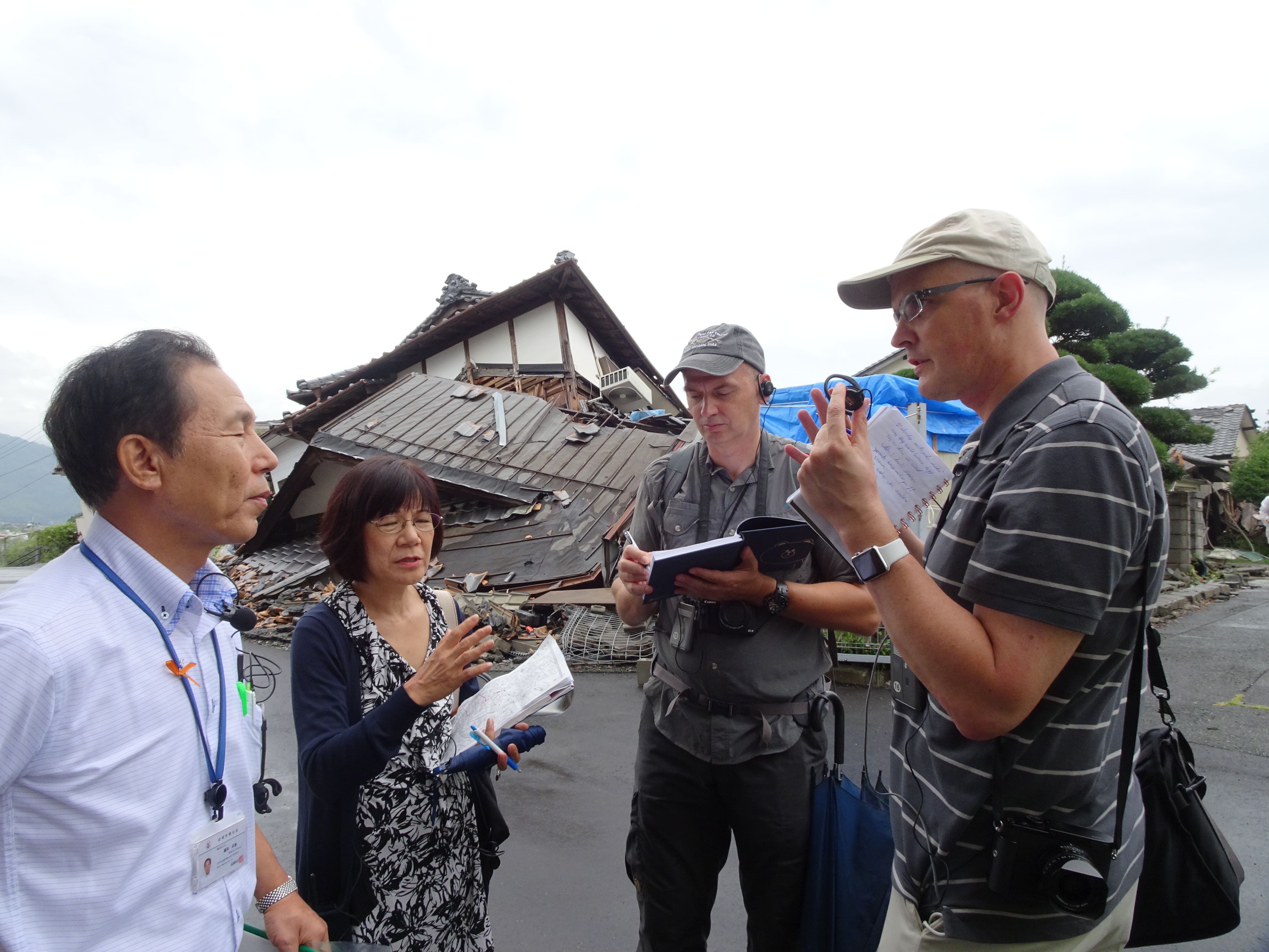 Covering the damage and recovery after the Kumamoto Earthquake (September 2016)