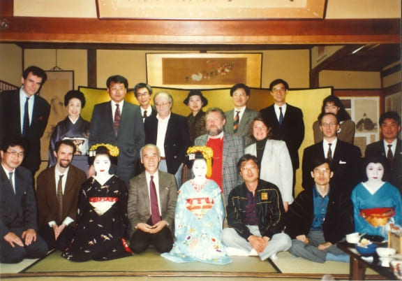 京都平安建都1200年ツアーで舞妓を取材(1993年11月)