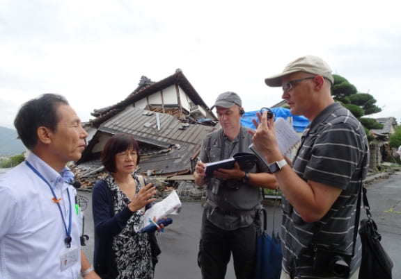 熊本地震による被害と復興の様子を取材(2016年9月)