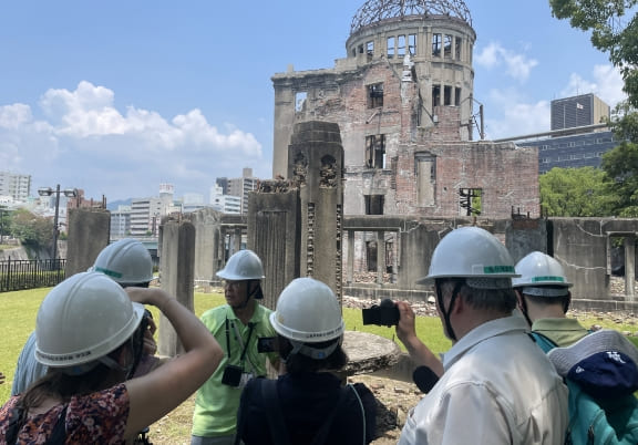 原爆投下80年を前に広島を取材(2025年7月)