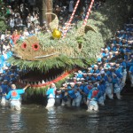 Tsurugashima City (Sunday, August 7, 2016)：Suneori Amagoi, Traditional Rain Praying Ceremony Held Every Four Years